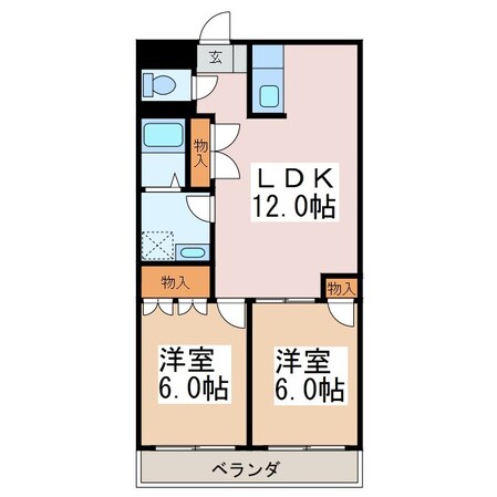 ウェストピア雅の物件間取画像